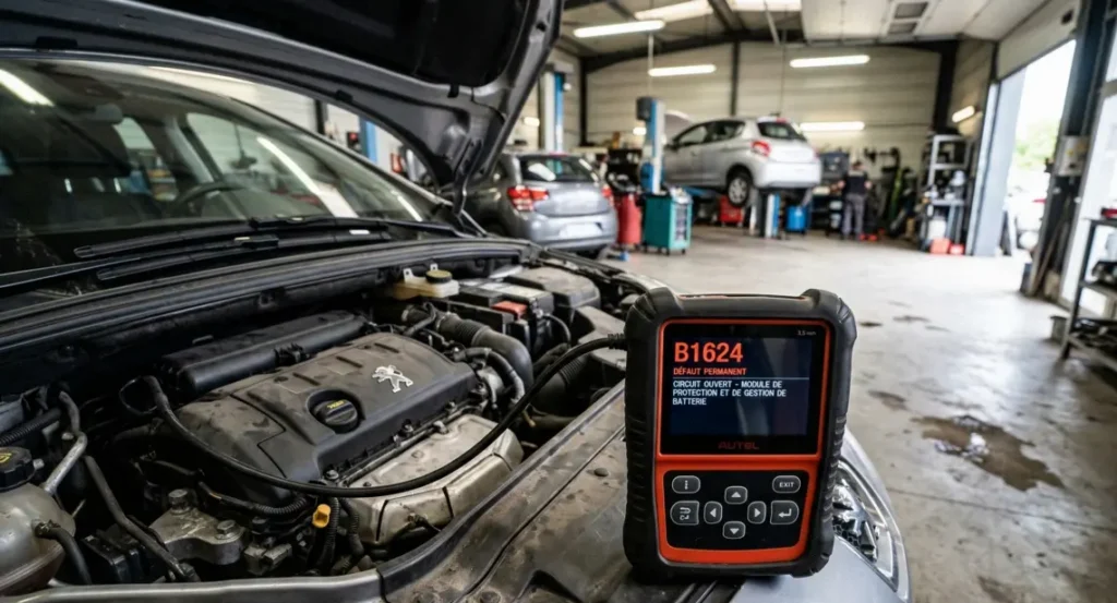 Code défaut B1624 : erreur interne BPGA — Causes et solutions